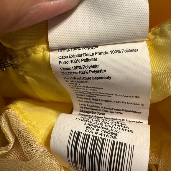 Disney Princess Belle Dress/Costume Size Small with matching Disney Doll - Picture 8 of 15